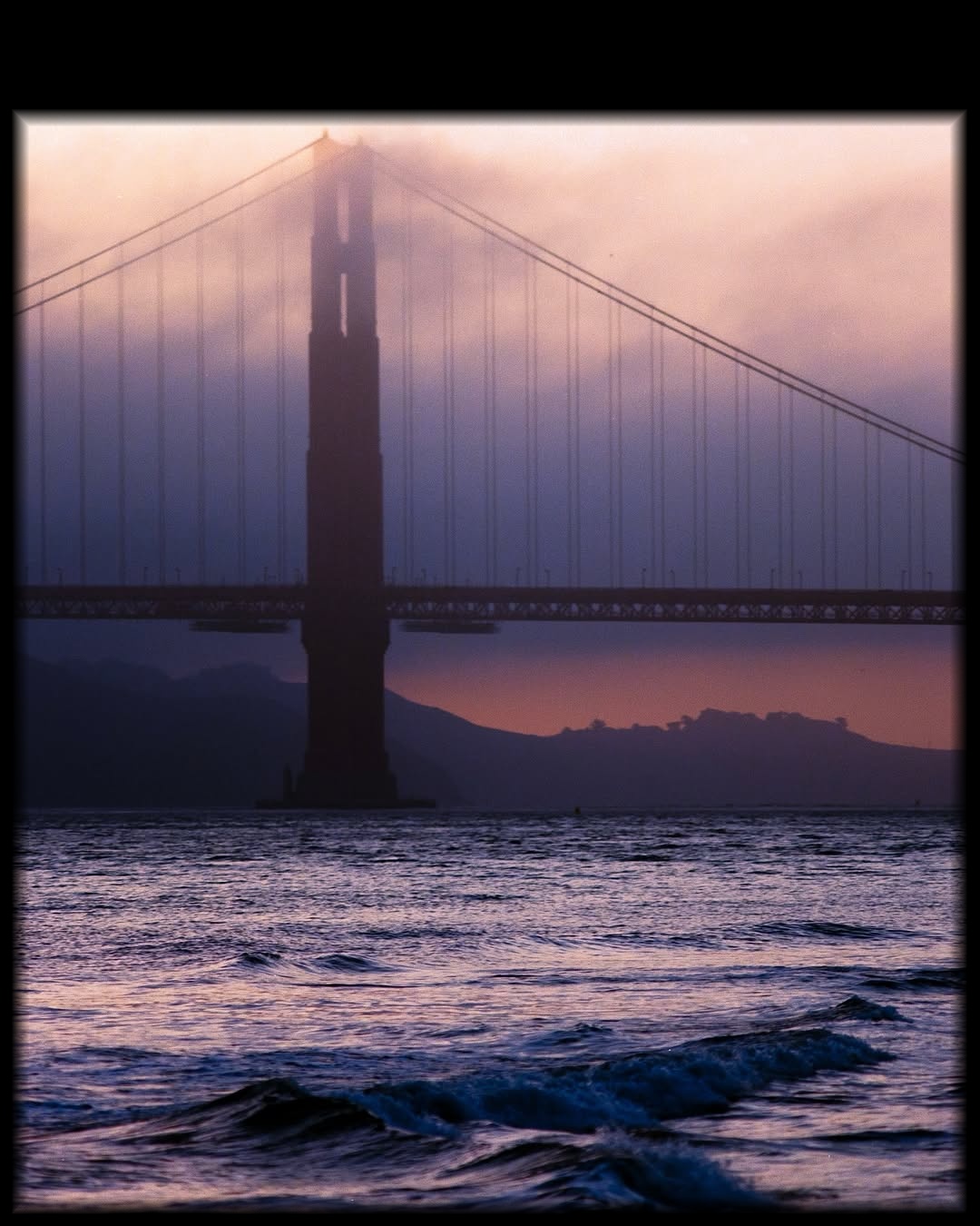 Veiled in Fog, Framed in Light 🎞️🌁

The Golden Gate Bridge, wrapped in layers of drifting fog and sunset light — always half-seen, always unforgettable.
Shot on Kodak Ektar 100, this was one of those evenings where the fog wrote the skyline like a slow-moving poem.